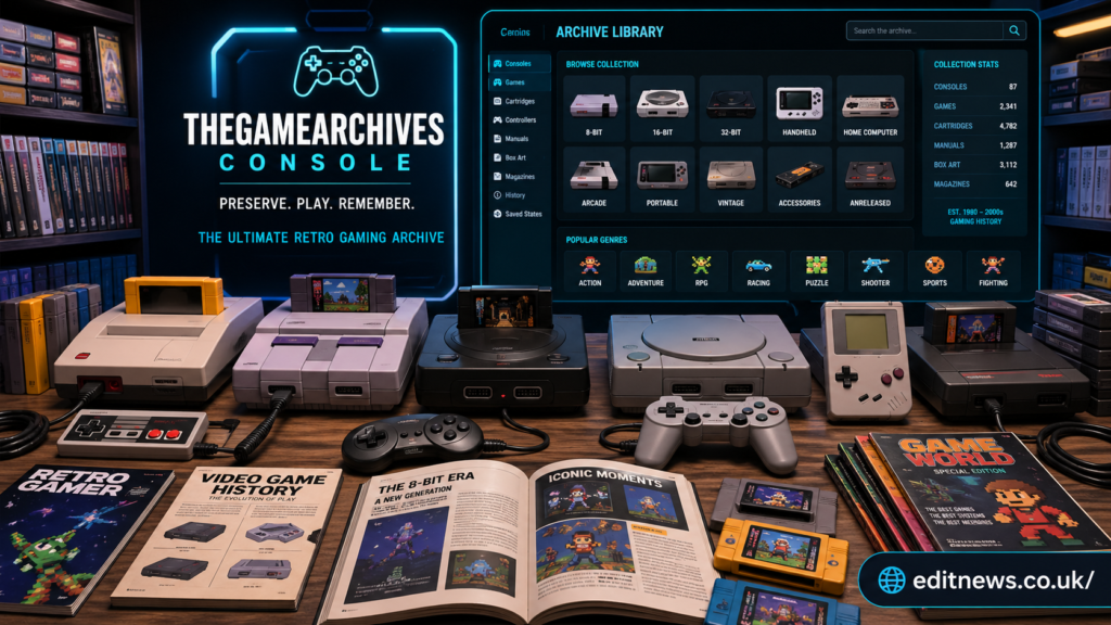 Thegamearchives console