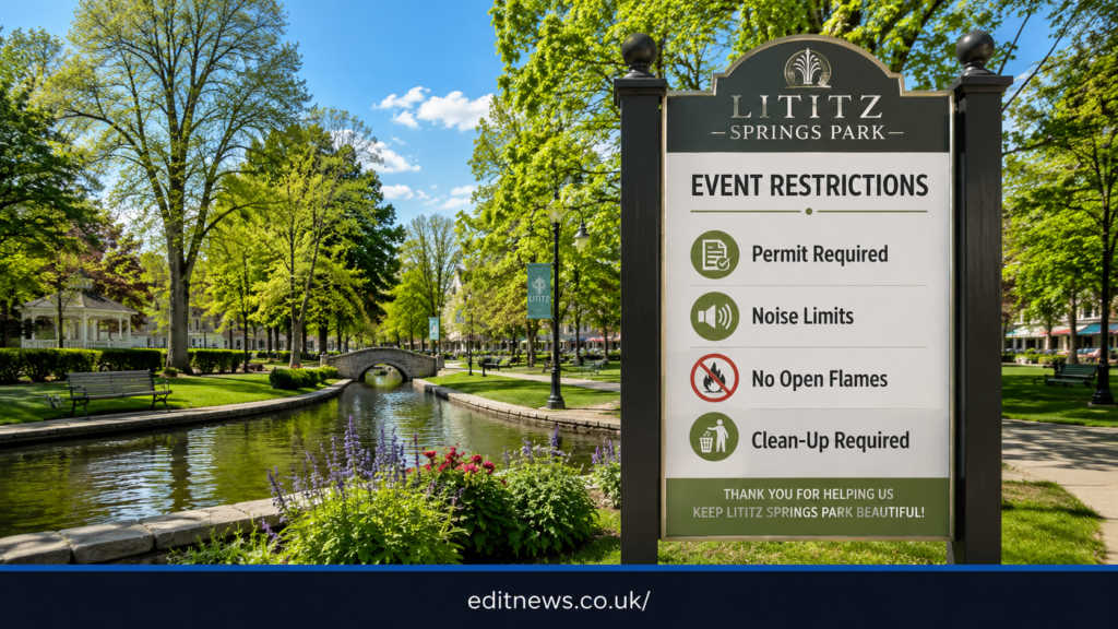 Lititz Springs Park Events Restrictions