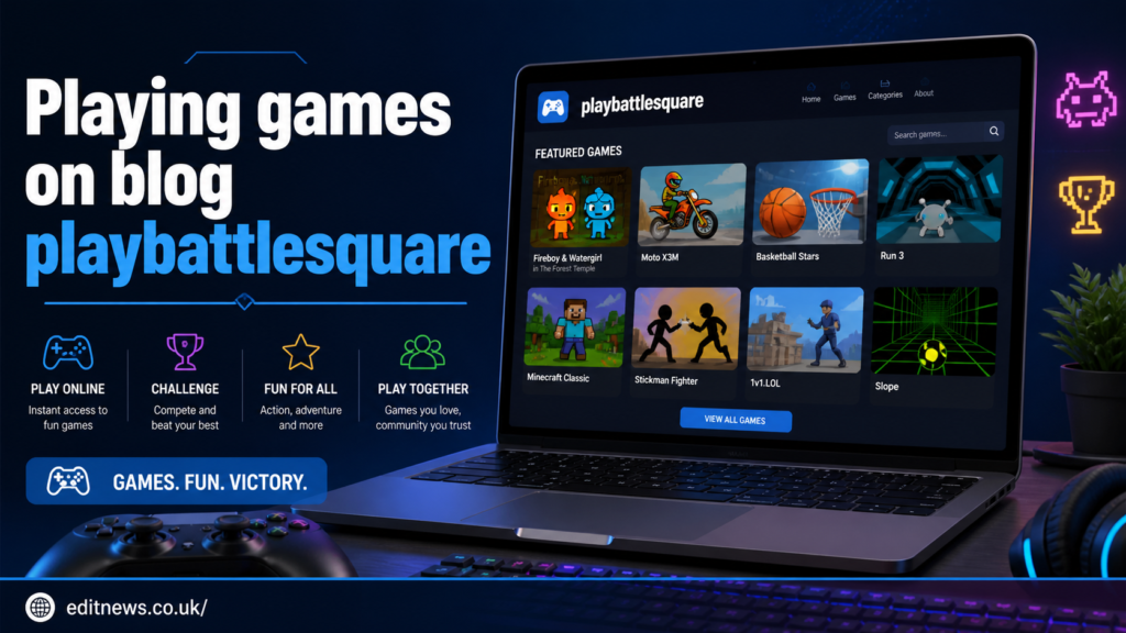 Playing games on blog playbattlesquare